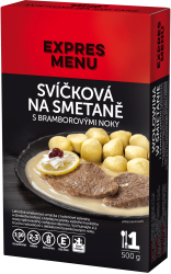 KM Svíčková na smetaně s bramborovými noky