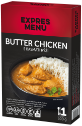 KM Butter chicken s rýží basmati